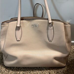 Kate Spade Beige Leather Tote